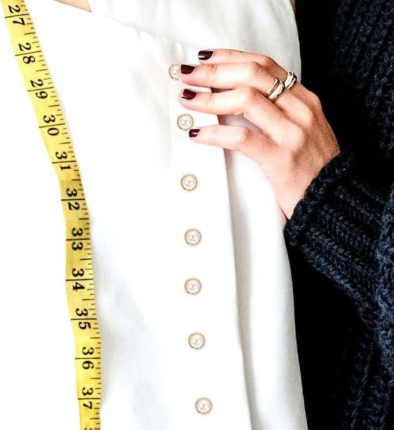 Faux Pearl Shirt Buttons 50pcs For Sewing Clothing Decorative Round DIY Suits Sweaters - Image 4